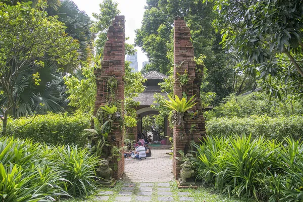 Singapur Listopadu 2021 Sang Nila Utama Garden Fort Canning Park — Stock fotografie