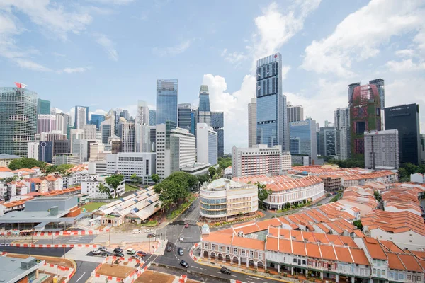 Singapore Oct 2021 Singapore Chinatown Its Distinct Low Rise Baroque — Stock Photo, Image