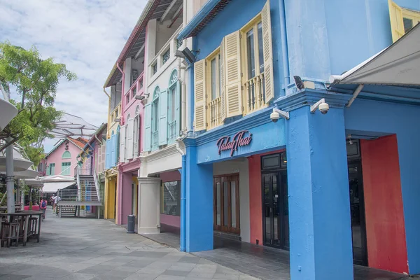 Singapur Kasım 2021 Singapur Daki Clarke Quay Tarihi Bölgesi Bölgeye — Stok fotoğraf