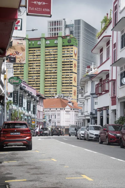 Singapour Jan 2022 Vue Sur Les Rues Keong Saik Street — Photo