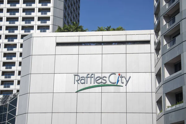Singapore Mar 2022 Raffles Stads Köpcentrum Byggnaden Raffles City Ett — Stockfoto