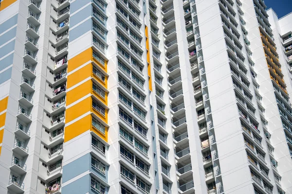 Singapur März 2022 Fassade Von Wohneinheiten Des Housing Development Board — Stockfoto