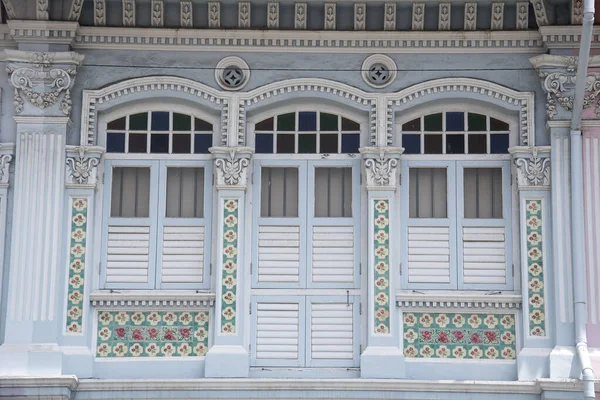 Singapur Mar 2020 Colorida Casa Residencial Peranakan Heritage Joo Chiat — Foto de Stock
