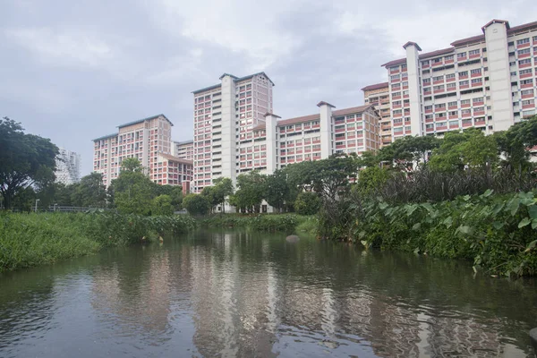 Singapura Abr 2022 Vista Panorámica Desde Bishan Ang Kio Park — Foto de Stock