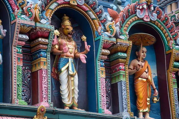 Singapur April 2022 Blick Auf Den Sri Krishnan Tempel Bugis — Stockfoto
