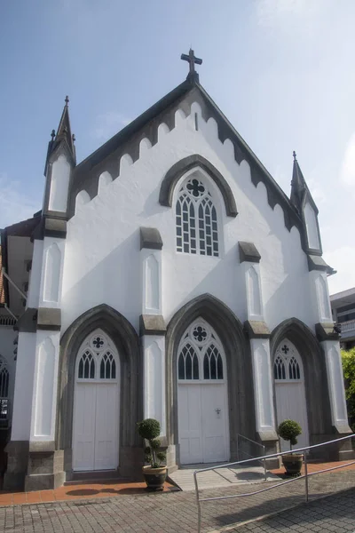 Seremban, Malezya - 16 Nisan 2022: Ziyaret Kilisesi, Seremban. Ziyaret Kilisesi Malezya 'nın en güzel kiliselerinden biridir.