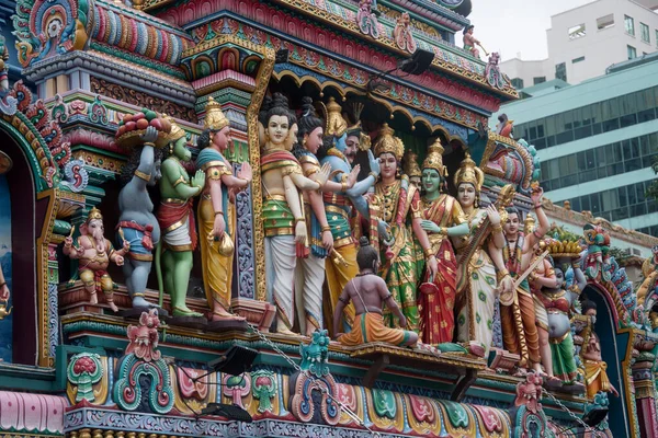 Singapore Apr 2022 Utsikt Över Sri Krishnans Tempel Bugis Singapore — Stockfoto