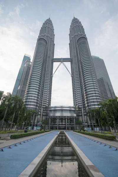 Kuala Lumpur Malaysia Apr 2022 Landmark Petronas Twin Towers Klcc — стокове фото