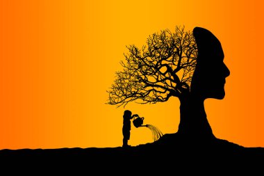 Kafadan büyüyen ağaç, üç boyutlu görüntüleme