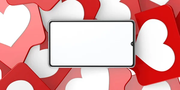 Icon Mobile Phone Rendering — Stock Photo, Image