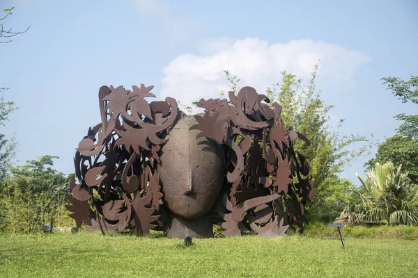 Singapore Maj 2022 Skulpturen Heter Ferns Och Ligger Inne Garden — Stockfoto