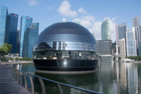 Singapore May 2022 View Apple Store Marina Bay Sands First — Foto de Stock
