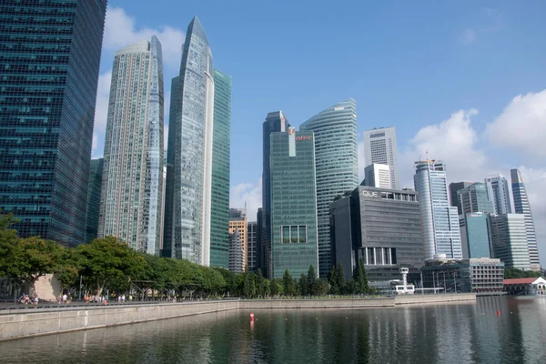 Singapore May 2022 Panorama Central Business District Cbd Singapore Located — ストック写真