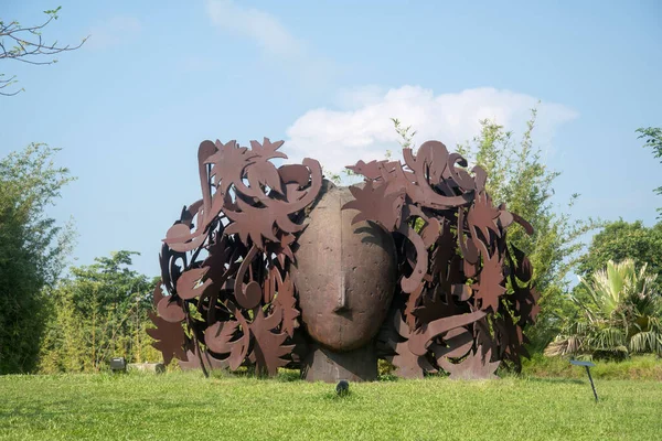 Singapore Maj 2022 Skulpturen Heter Ferns Och Ligger Inne Garden — Stockfoto