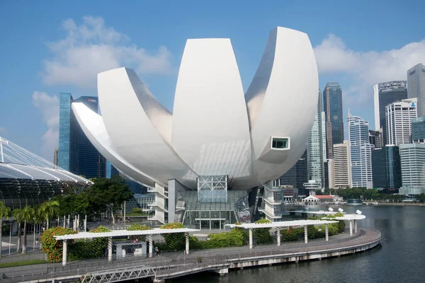Singapore May 2022 Artscience Museum Marina Bay Sands Singapore One — Foto de Stock