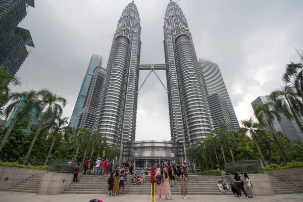 Kuala Lumpur Malaysia Jun 2022 Landmark Petronas Twin Towers Klcc — Stock Photo, Image
