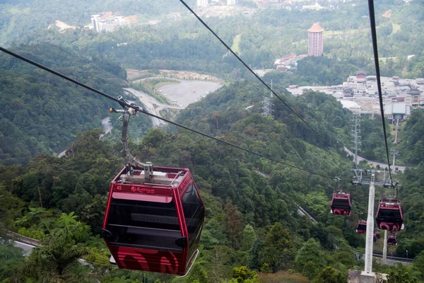 Гентинг Малайзия Июня 2022 Года Вид Канатную Дорогу Горах Гентинг — стоковое фото