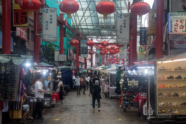 Kuala Lumpur Malaysia Jun 2022 View Famous Petaling Market Kuala — Stock Photo, Image