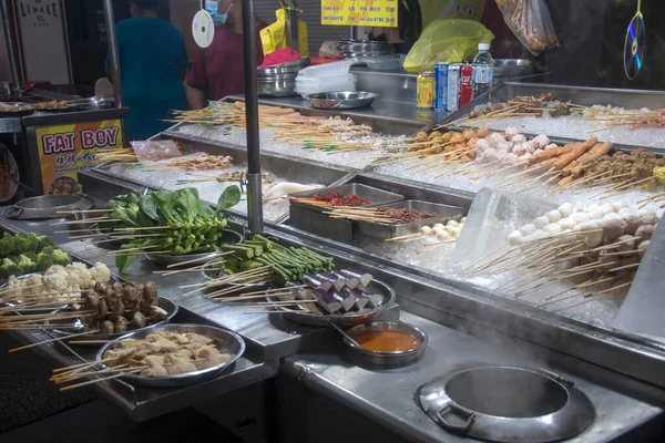 Kuala Lumpur Malesia Giugno 2022 Street Food Lok Lok Con — Foto Stock