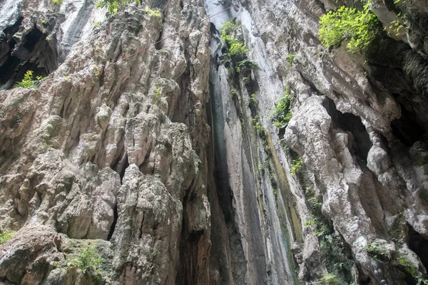 Вид Известняке Внутри Пещеры Бату Недалеко Куала Лумпура Малайзия — стоковое фото