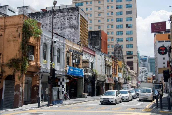 Kuala Lumpur Malasia Junio 2022 Edificios Estilo Griego Español Calle —  Fotos de Stock