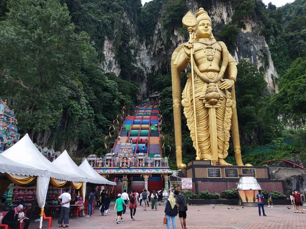 Куала Лумпур Малайзия Июня 2022 Года Гигантская Золотая Статуя Владыки — стоковое фото