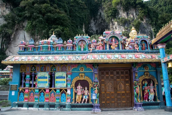 Kuala Lumpur Malezja Czerwiec 2022 Kolorowe Małe Hinduskie Miejsce Kultu — Zdjęcie stockowe