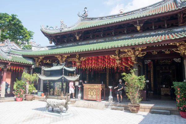 Cingapura Maio 2022 Vista Templo Thian Hock Keng Dos Mais — Fotografia de Stock