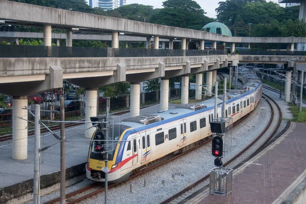 Kuala Lumpur Malezya Haziran 2022 Kuala Lumpur Istasyonuna Giden Banliyö — Stok fotoğraf