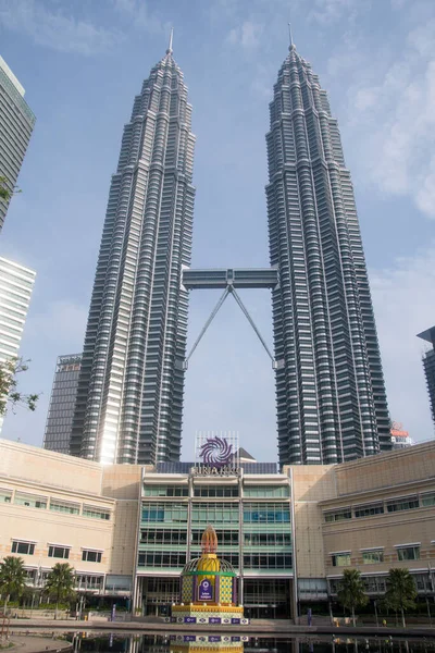 Κουάλα Λουμπούρ Μαλαισία Απρ 2022 Ορόσημο Petronas Twin Towers Και — Φωτογραφία Αρχείου