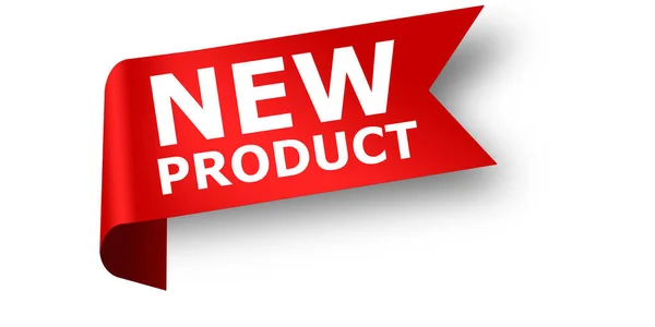 Red Banner New Product Word Renderin — Foto de Stock