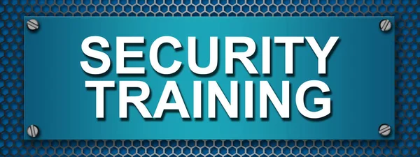 Security Training Text Quote Banner Rendering — Foto Stock