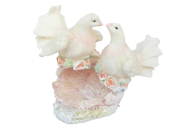 Hatıra güvercinler, yüzük ve diğer takılar için stand