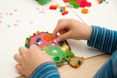 Farklı materyalleri aktif olarak keşfetmek için DIY oyuncak. Anaokulu veya anaokulu için duyusal ve hareketli eğitim seansları sağlamak için bir araç. Çocuklar ve otistler için Montessori tipi mesleki terapi.