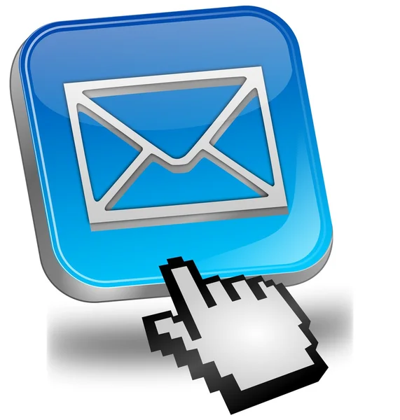 Bouton E-Mail avec curseur — Photo