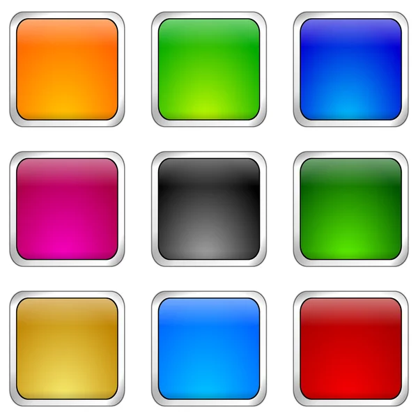 Internet web button set — Zdjęcie stockowe