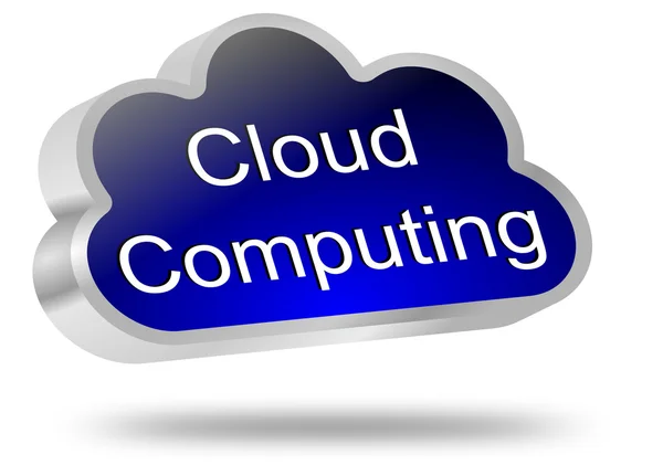 Il cloud computing — Foto Stock