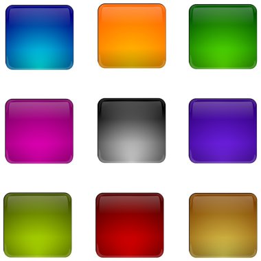 internet web düğme kümesi