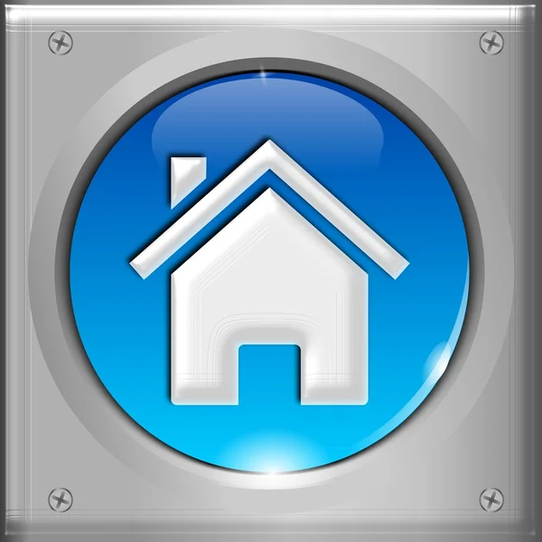 Home Button — Stock Photo, Image