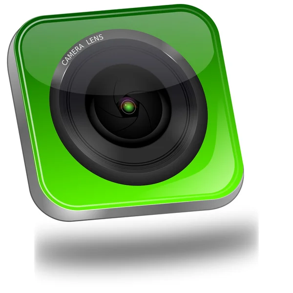 Tlačítko fotoaparátu fotografie — Stock fotografie