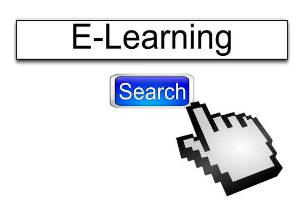 Internet moteur de recherche e-learning — Photo