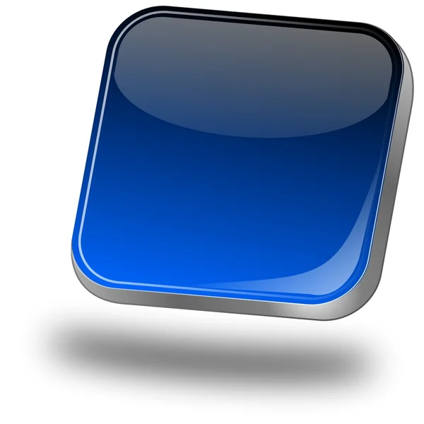 Blue blank Button — Stock Photo, Image