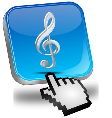 müzik butonu ile imleç