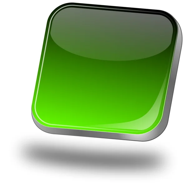 Green blank Button — Stock Photo, Image