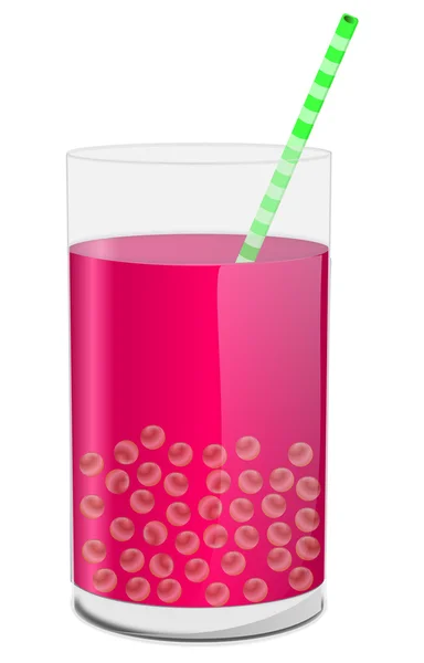 Bubble Tea con perle di tapioca — Foto Stock