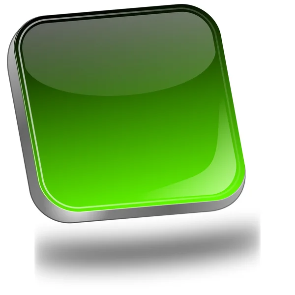 Green blank Button — Stock Photo, Image