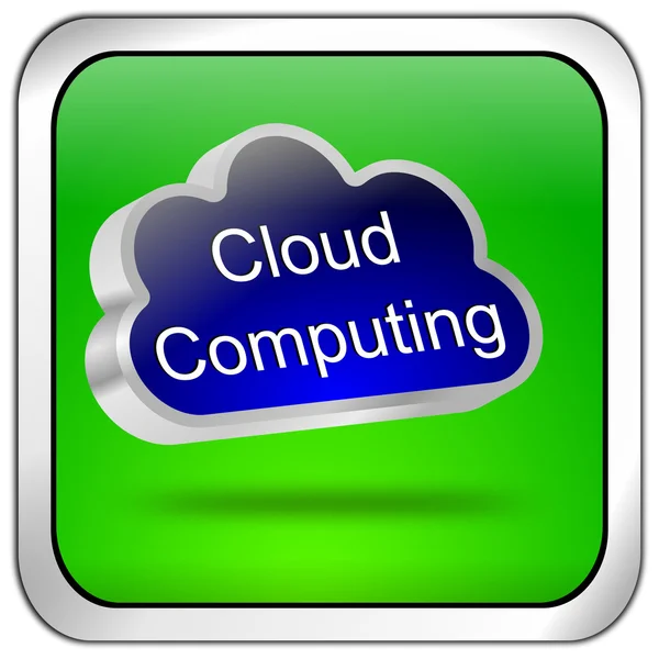 Pulsante Cloud Computing — Foto Stock