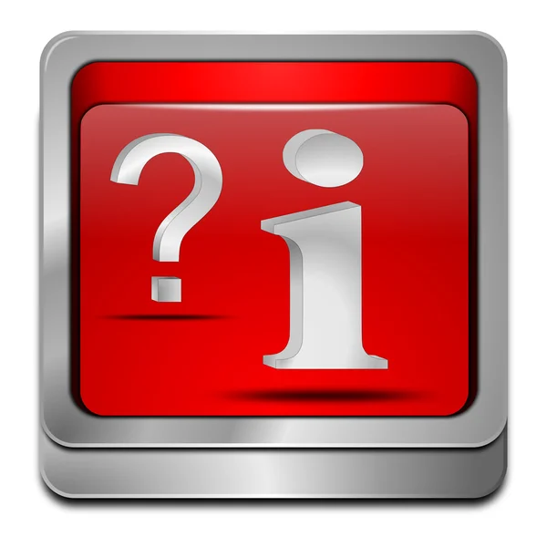 Information and question button — Stock Photo, Image