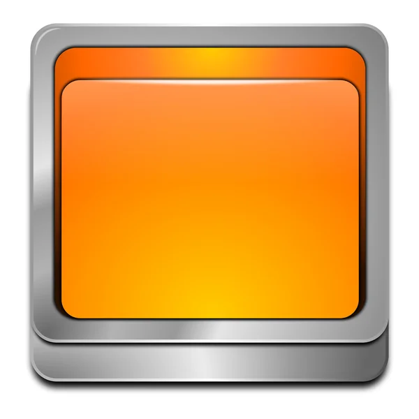 Oranje lege knop — Stockfoto