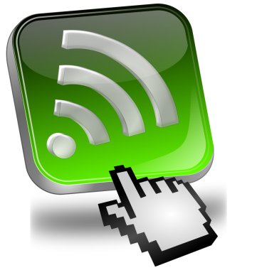kablosuz wifi wlan düğmesine imleç